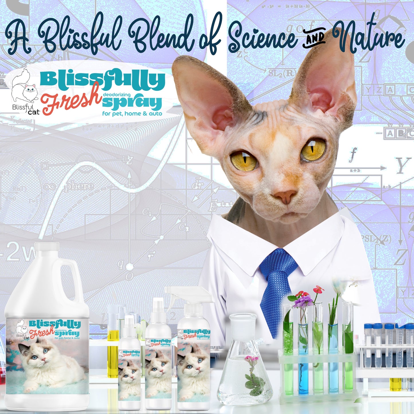 Blissfully Fresh® Deodorizing Spray for Your Cat