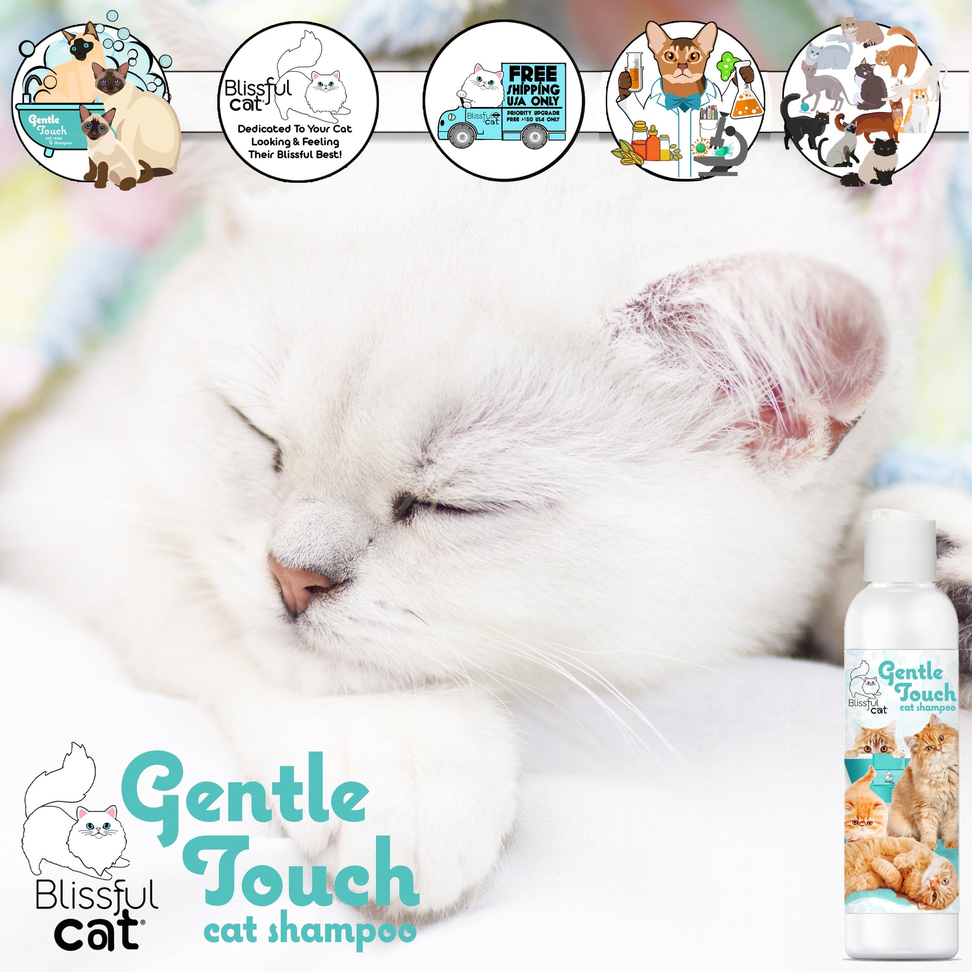 gentle touch cat shampoo and soap
