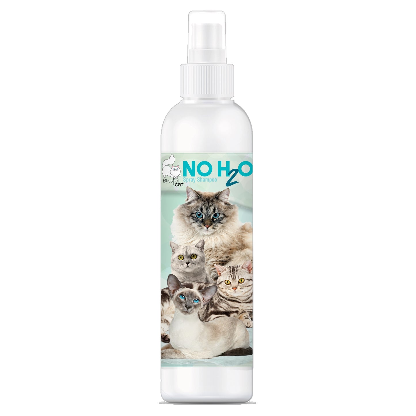 NO H20 Spray Shampoo | The Blissful Cat