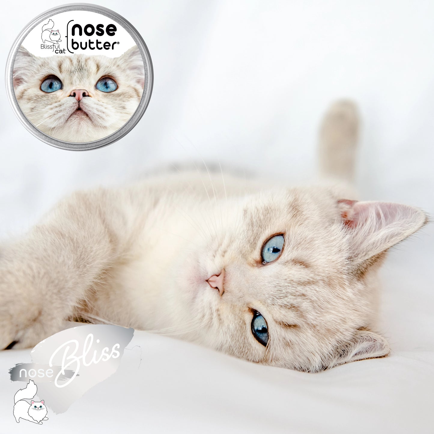 Blissful Nose Butter® | Moisturizes Dry, Rough Cat Noses