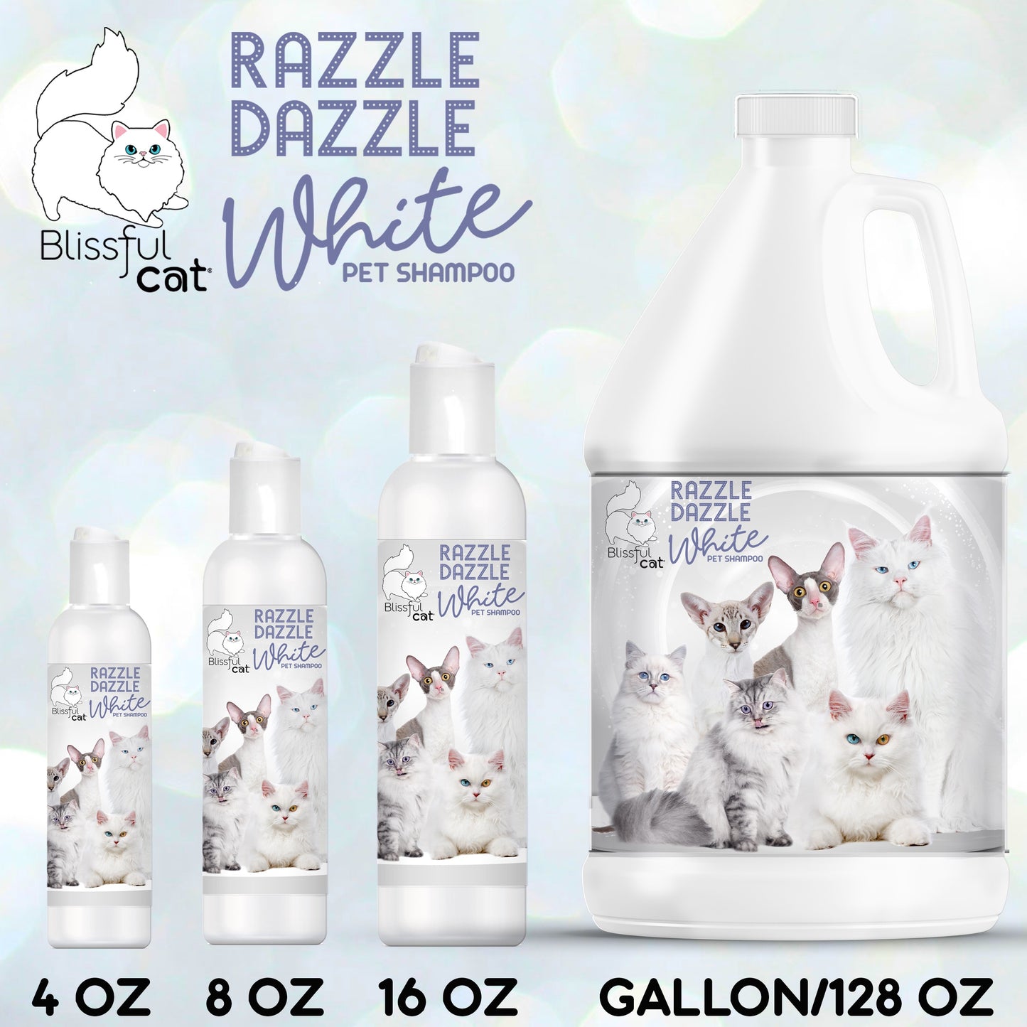 Razzle Dazzle Whitening Cat Shampoo