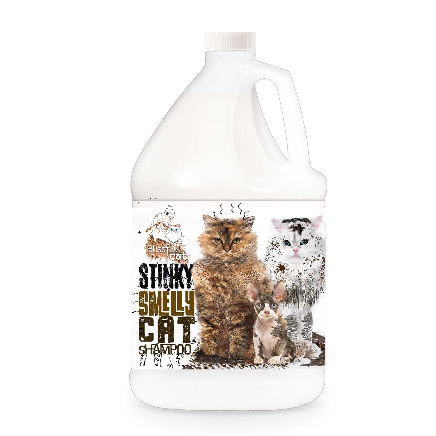 Stinky, Smelly Cat Shampoo