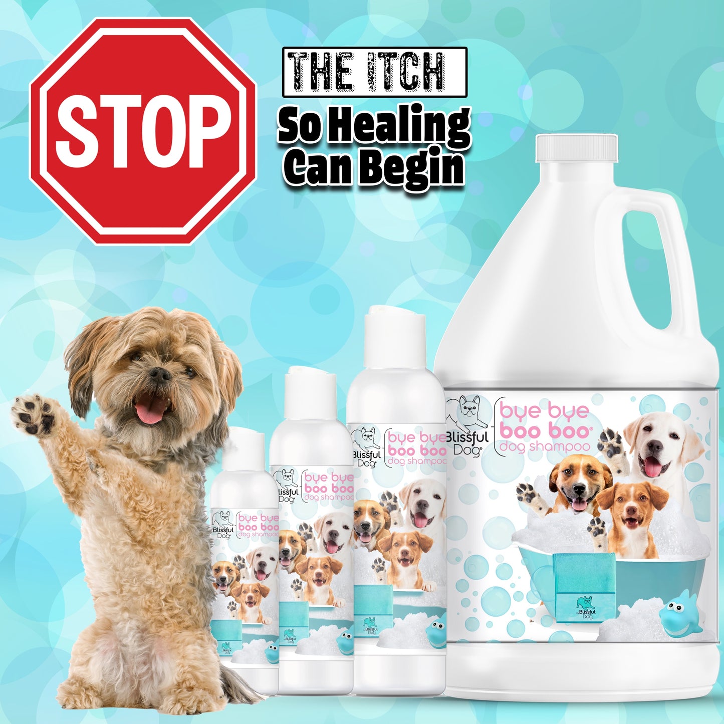 Bye Bye Boo Boo® Dog Shampoo & Bar Soap