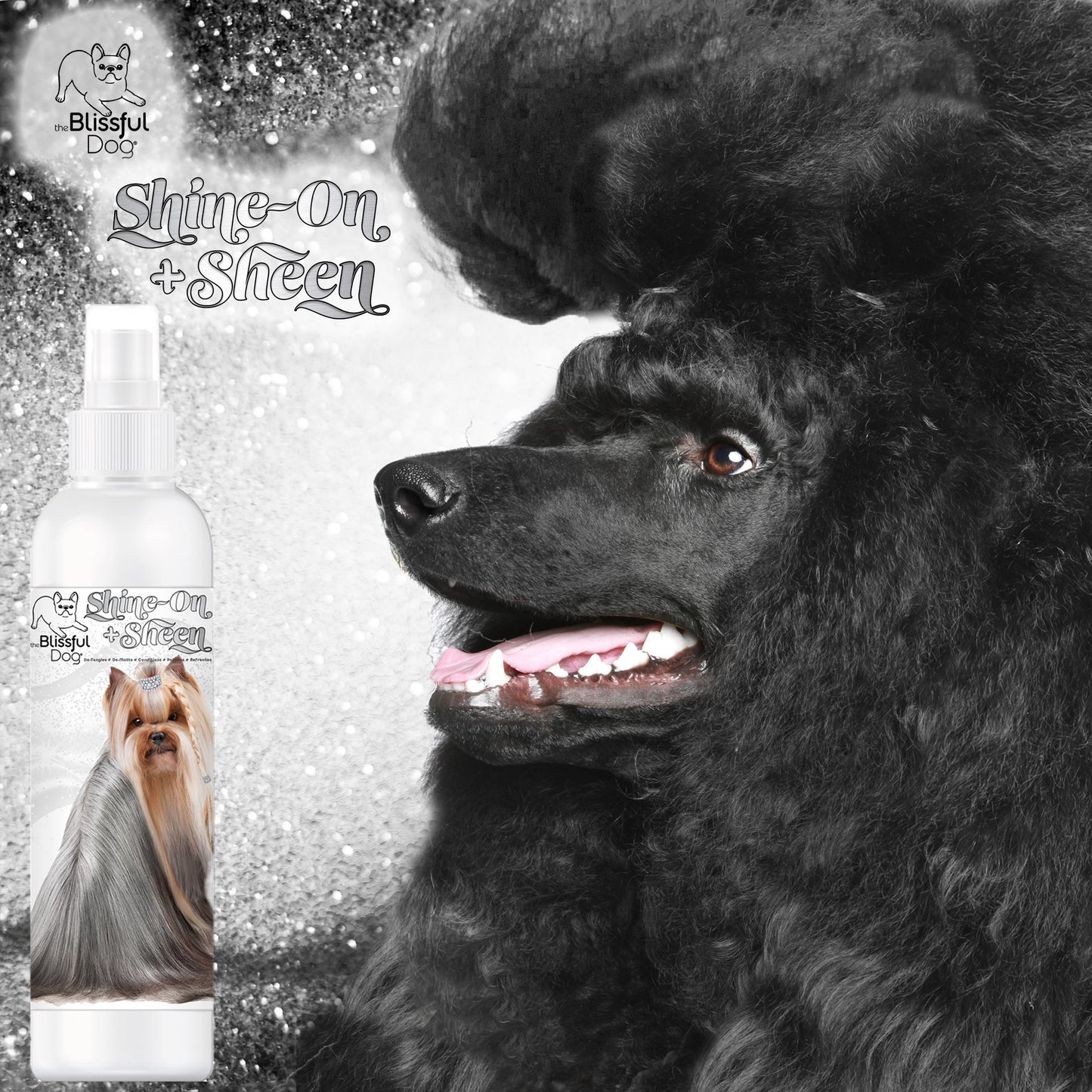 Shine-On+Sheen Dog De-Tangling Coat Spray