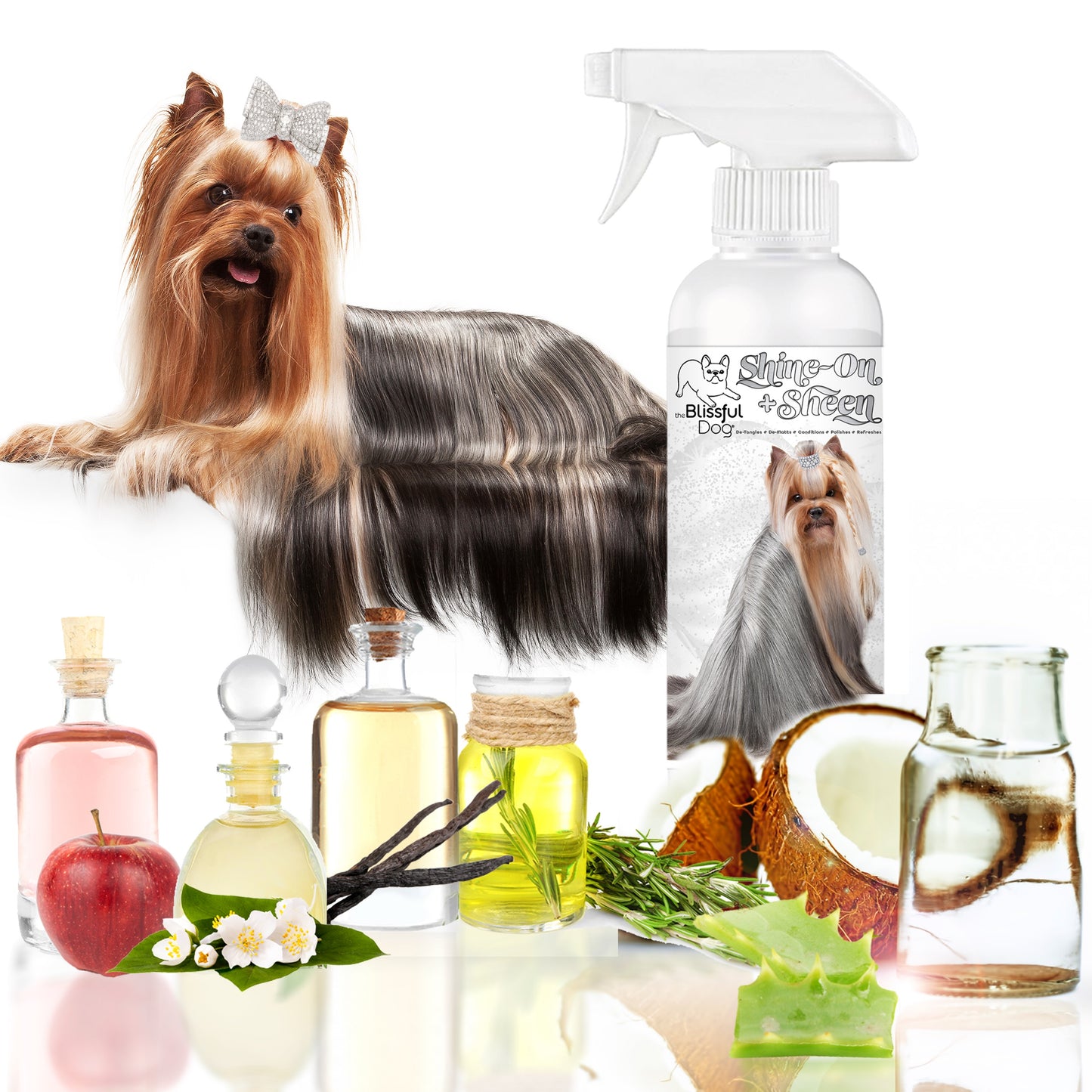 Shine-On+Sheen Dog De-Tangling Coat Spray