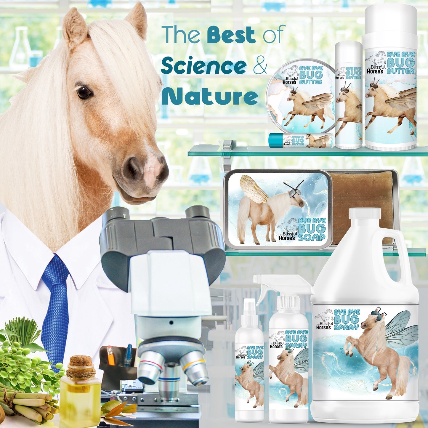 Bye Bye Bug® Spray & Soap for Your Horse