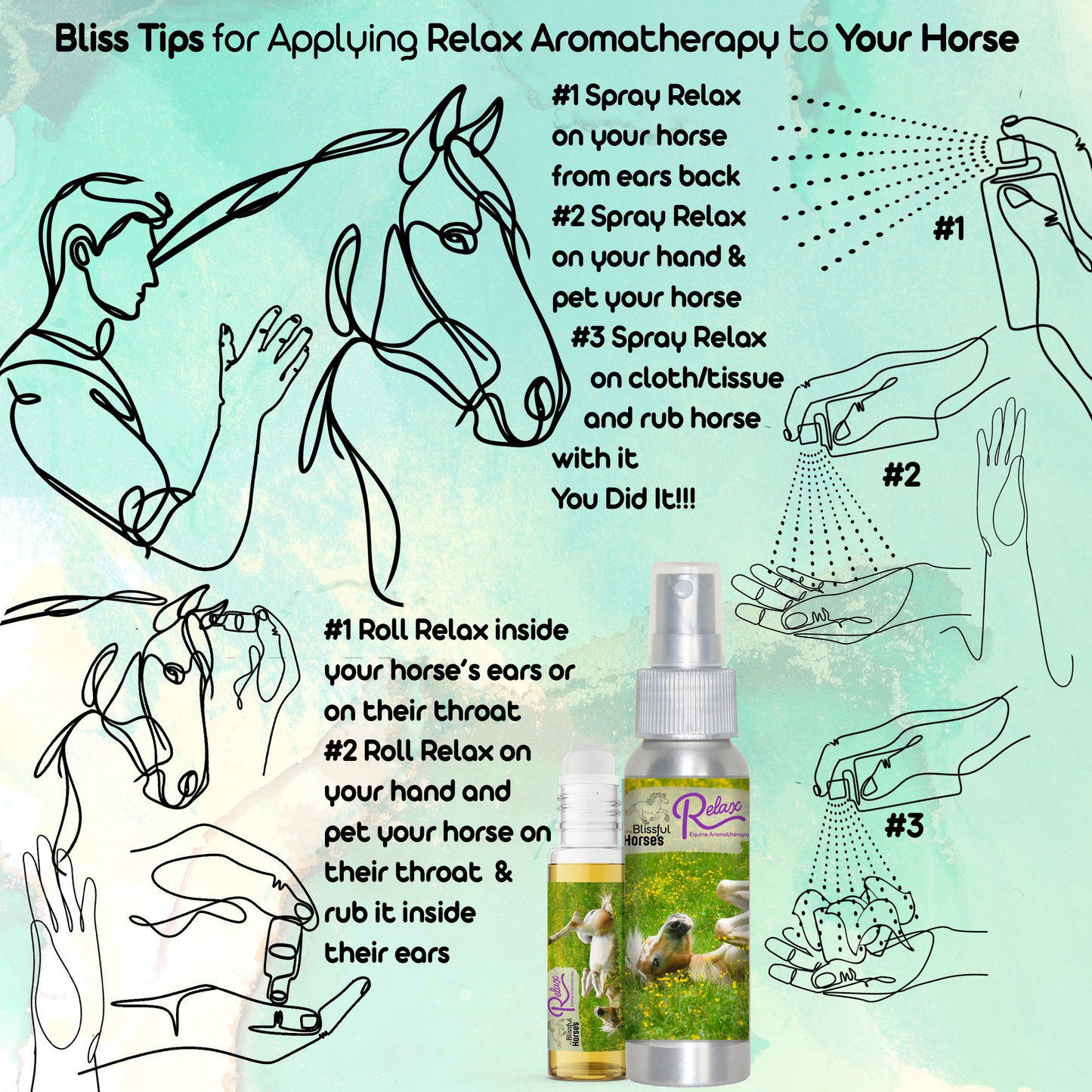 Relax Horse Aromatherapy Calms Spooked, High Strung Horses