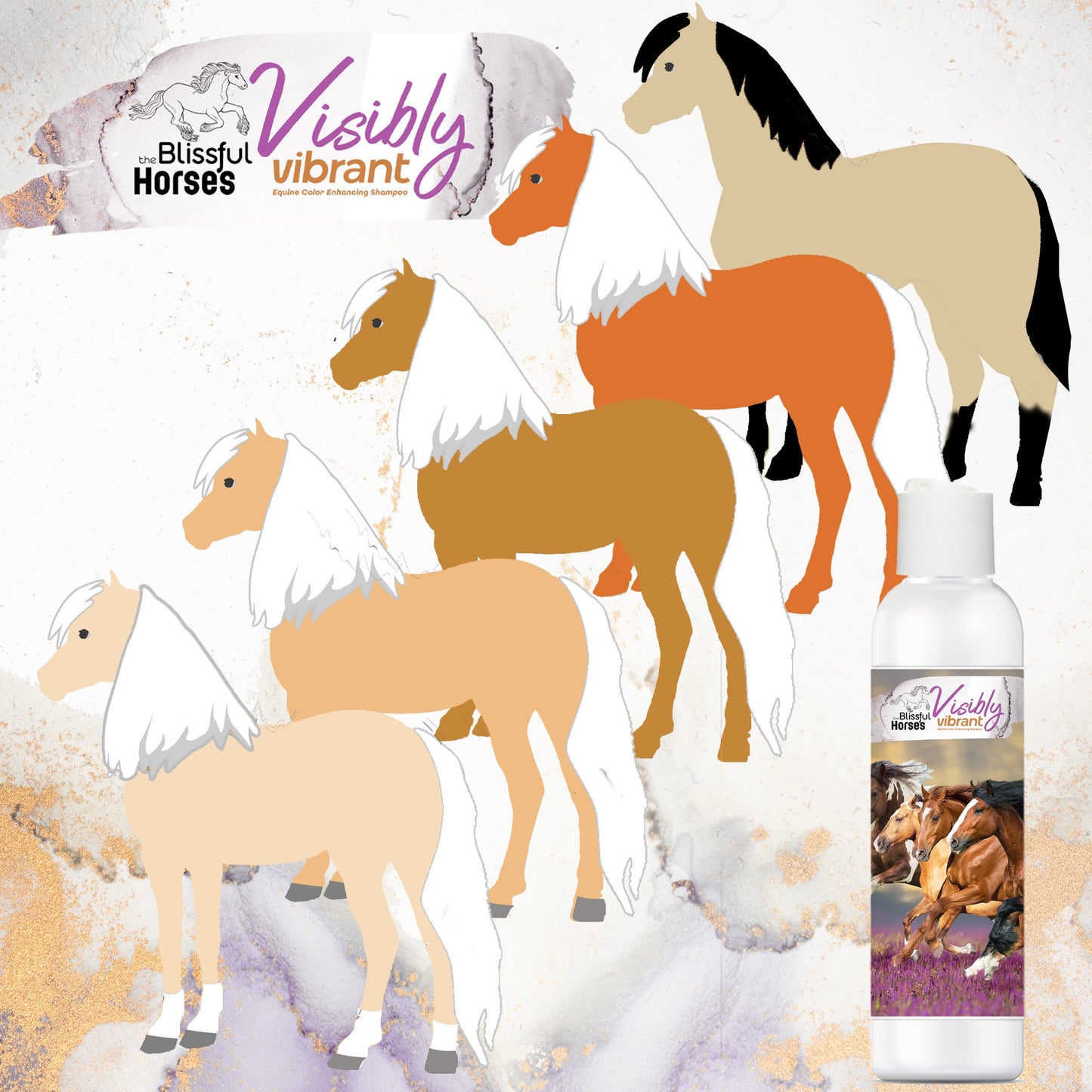 Visibly Vibrant Horse Shampoo