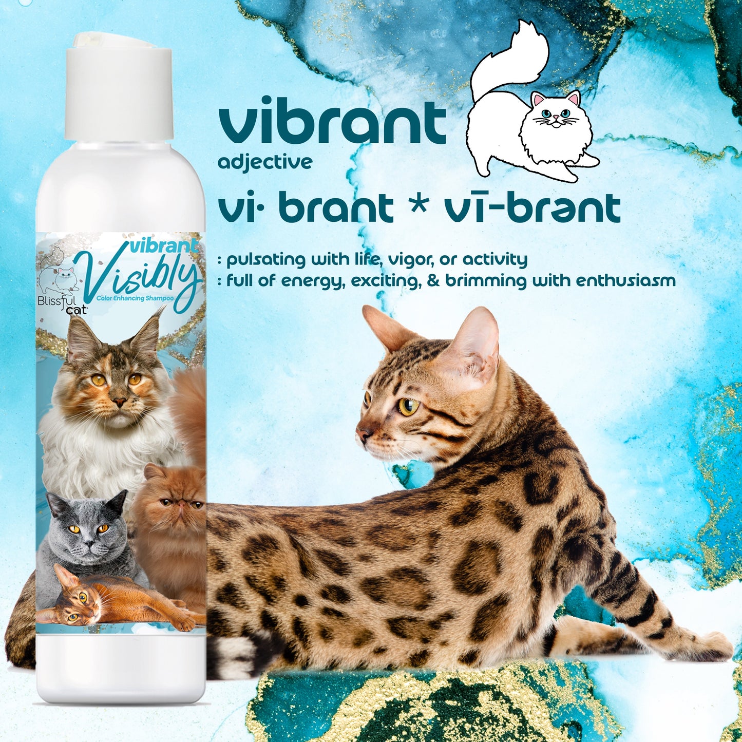 Visibly Vibrant Cat Shampoo