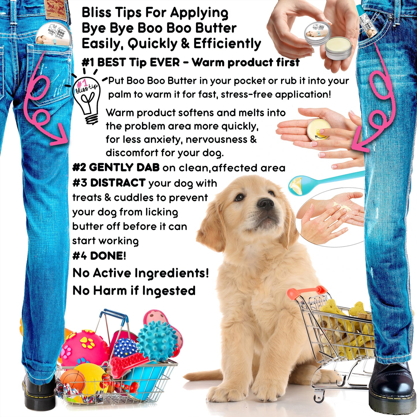 Bye Bye Boo Boo® Butter Skin Care for Your Dog