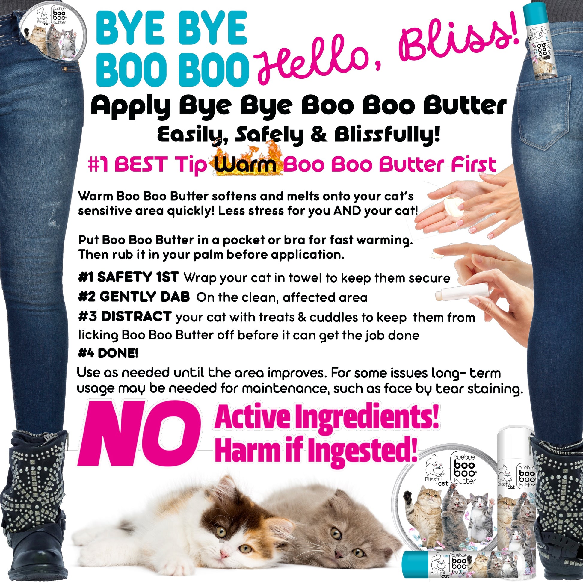 blissful cat boo boo butter for skin care