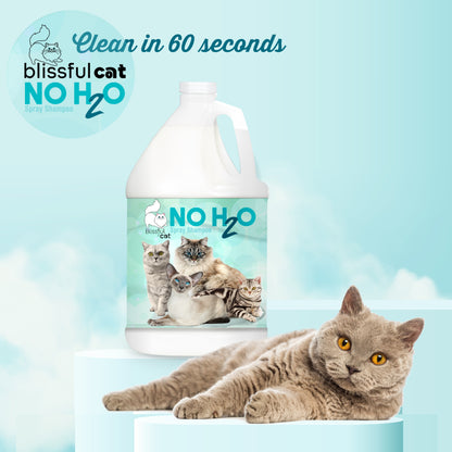 NO H20 Spray Shampoo | The Blissful Cat