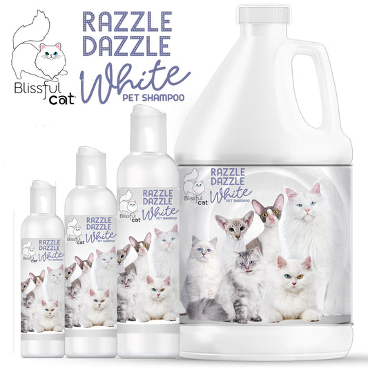 blissful cat white shampoo