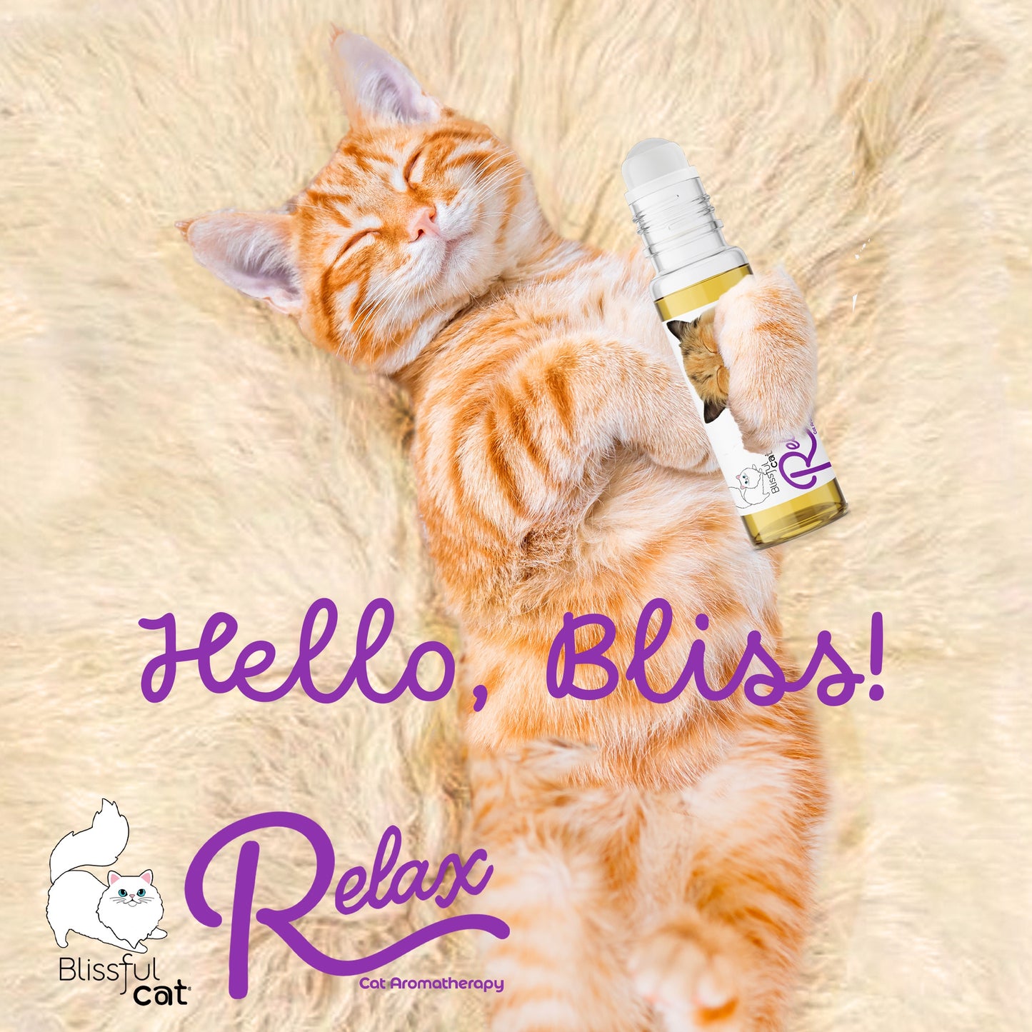 Relax Cat Aromatherapy roll-on