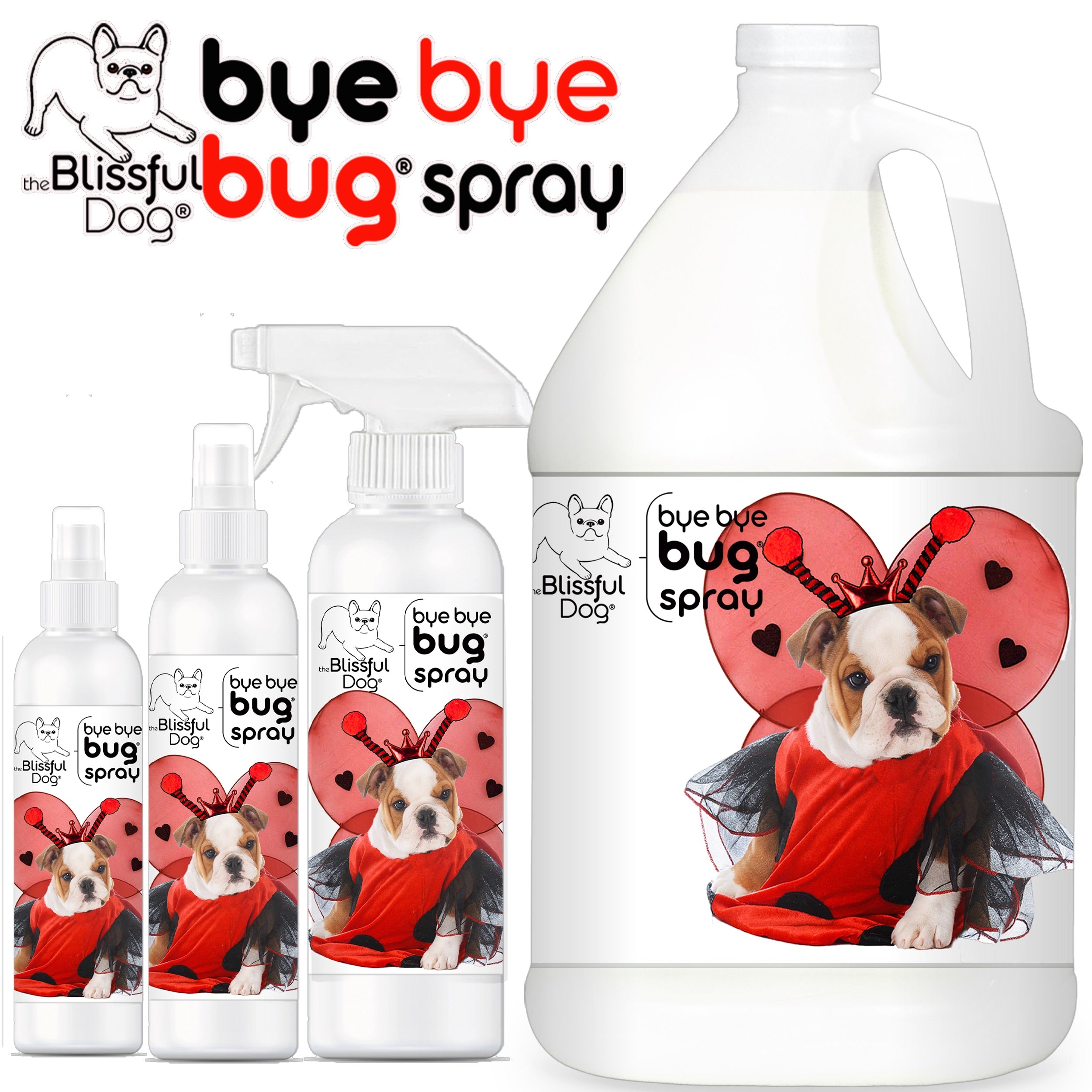 The Blissful Dog Bye Bye Bug Spray Banishes Biting Bugs.Naturally The Blissful Pets