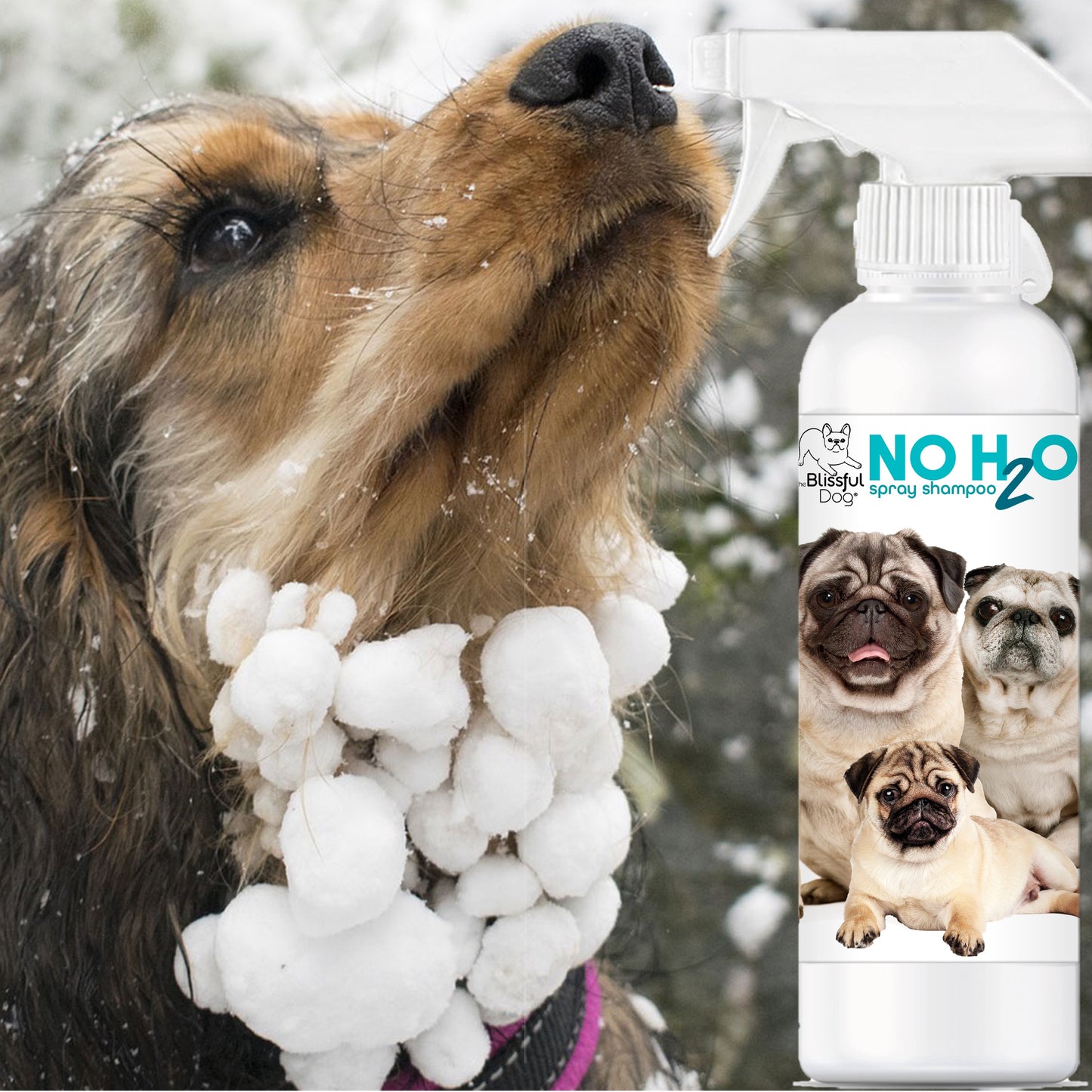 No H20 Spray Pet Shampoo