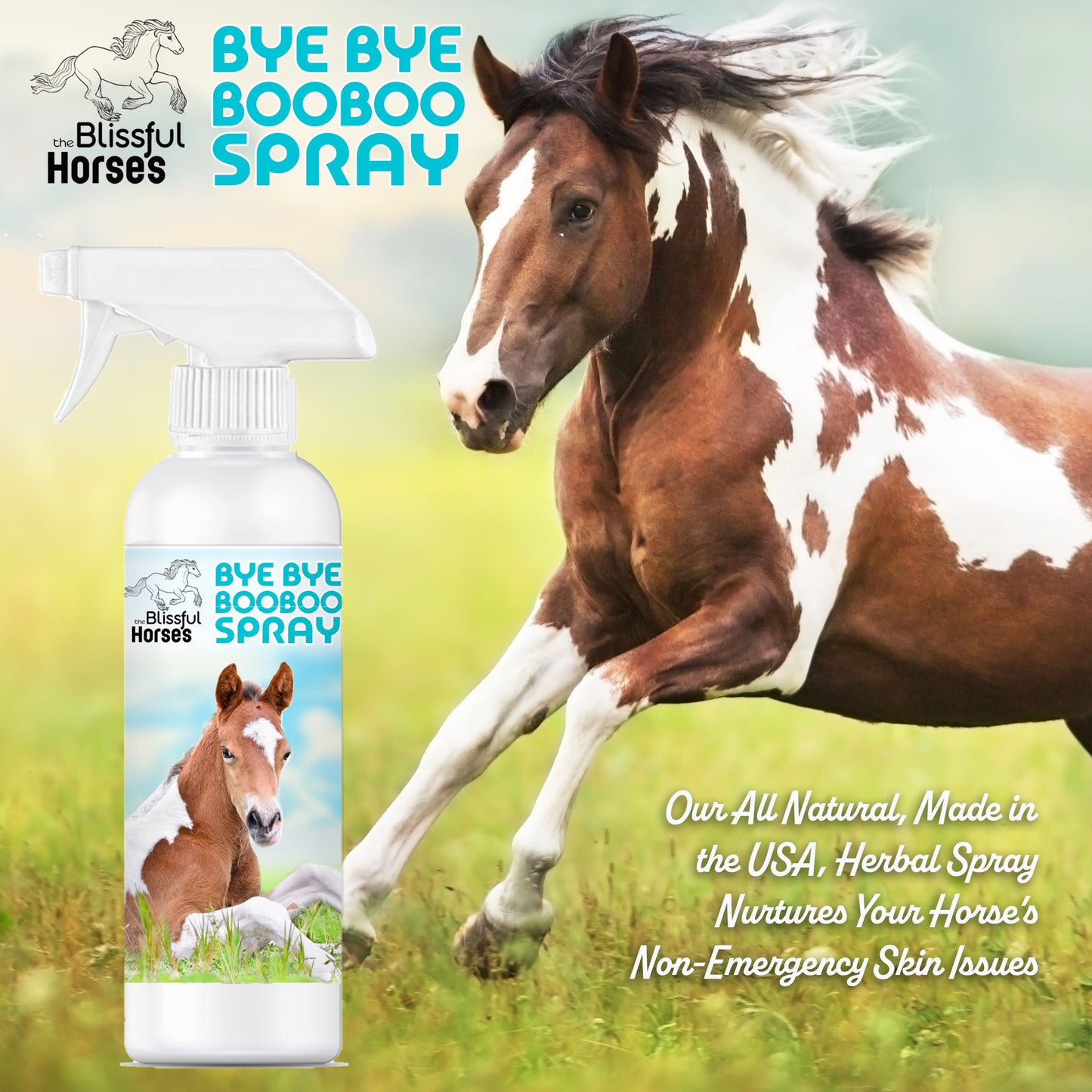 Bye Bye Boo Boo® Spray For Your Horses Skin Irritations