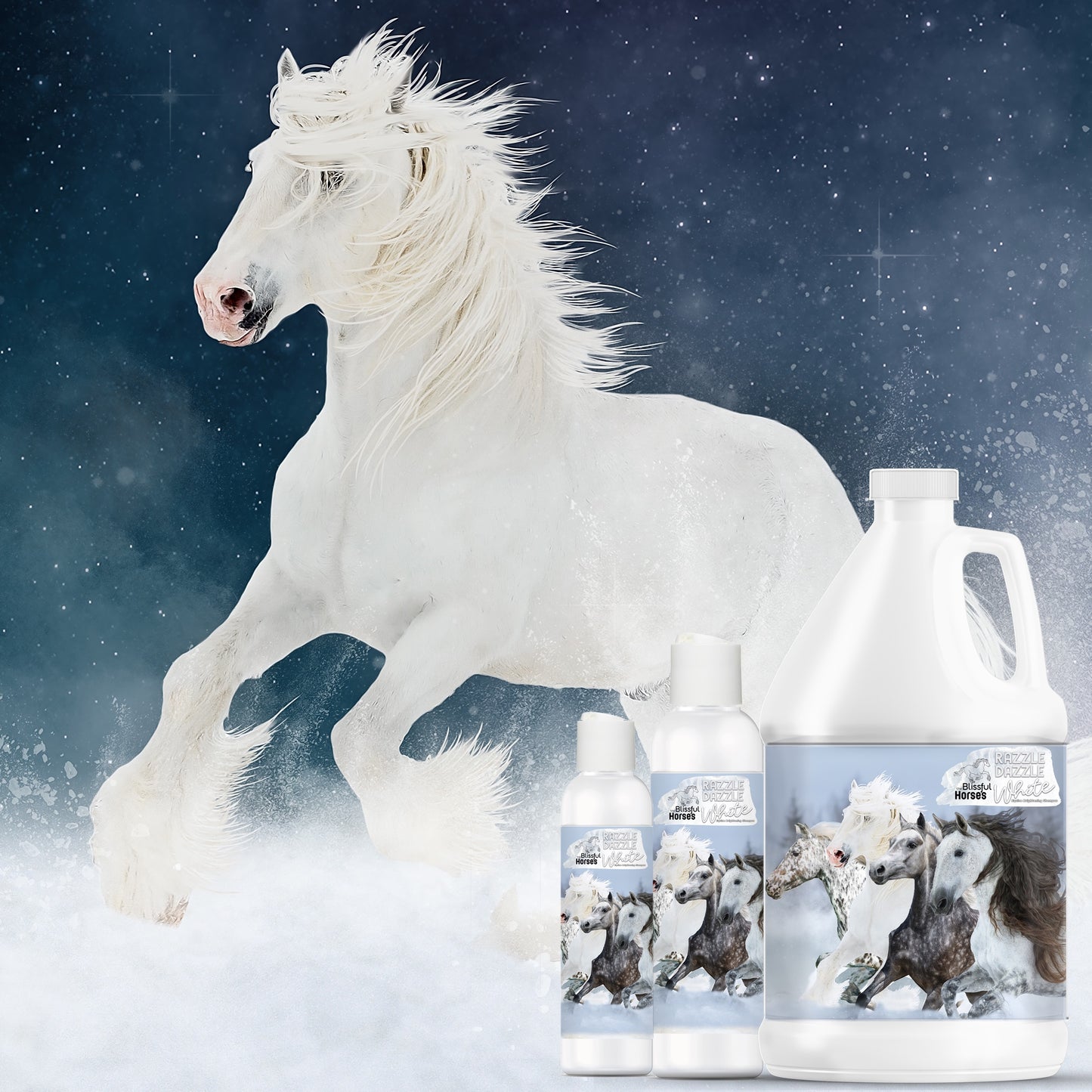 Razzle Dazzle White Horse Shampoo