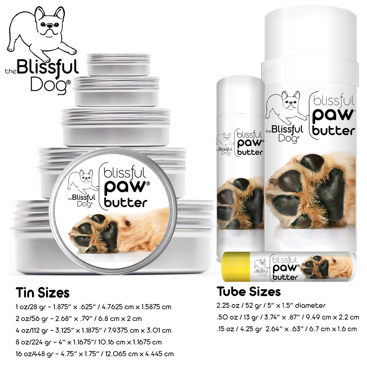 Blissful Paw® Butter Moisturizes Rough, Dry Paw Pads